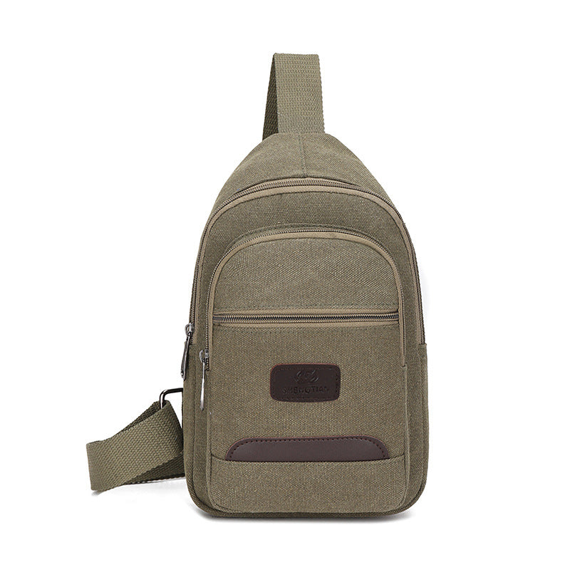 Men's Large Capacity Convenient Work Canvas Men's Chest Bags