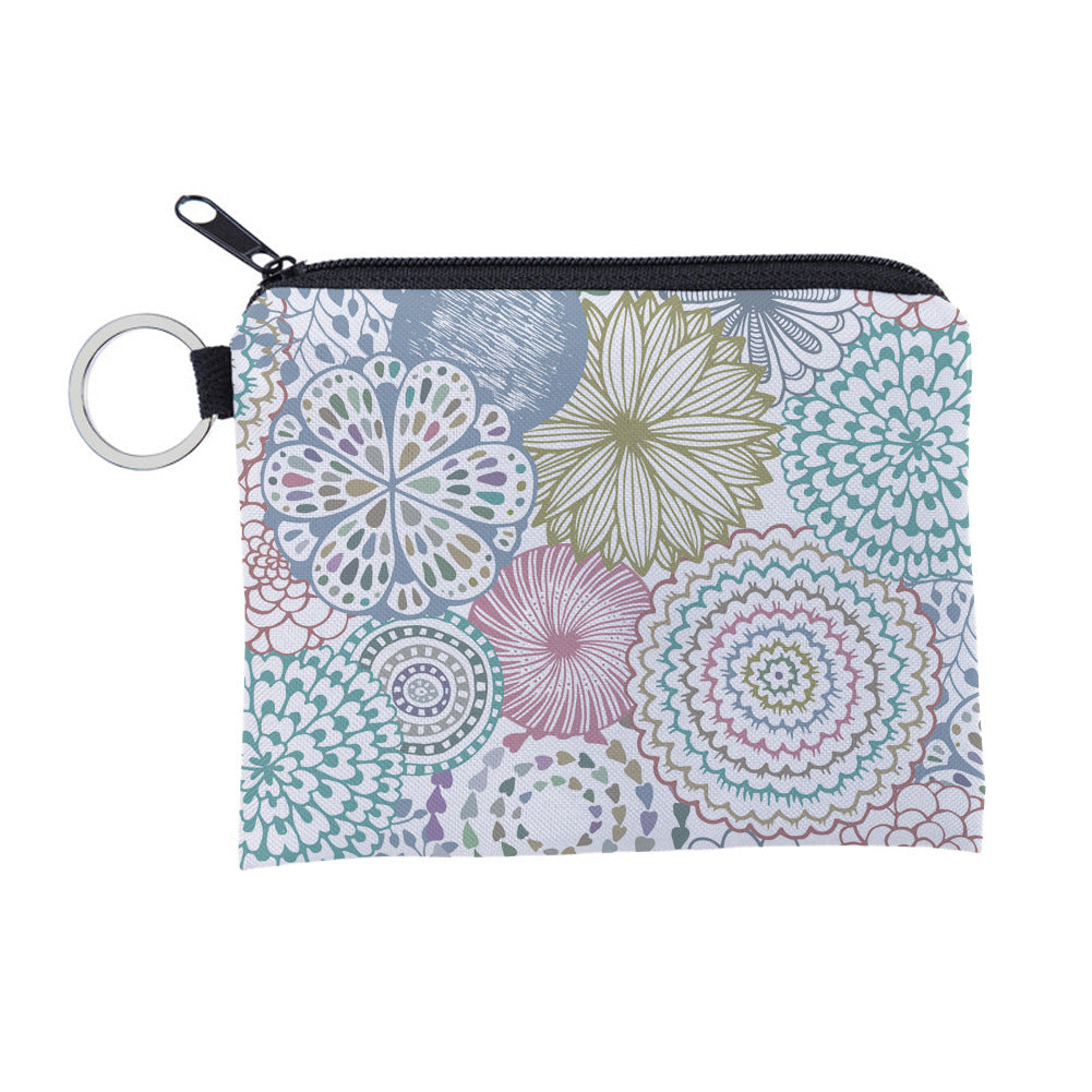 Stylish Mandala Pattern Waterproof Storage Portable Coin Purses