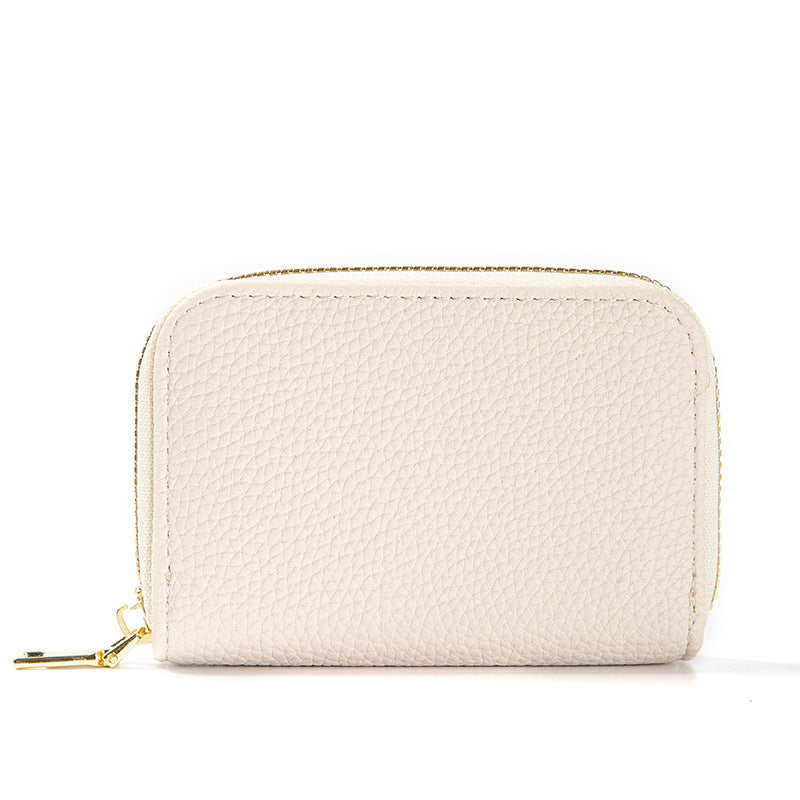 Attractive Swiping Expanding Multiple Slots Zipper Purses