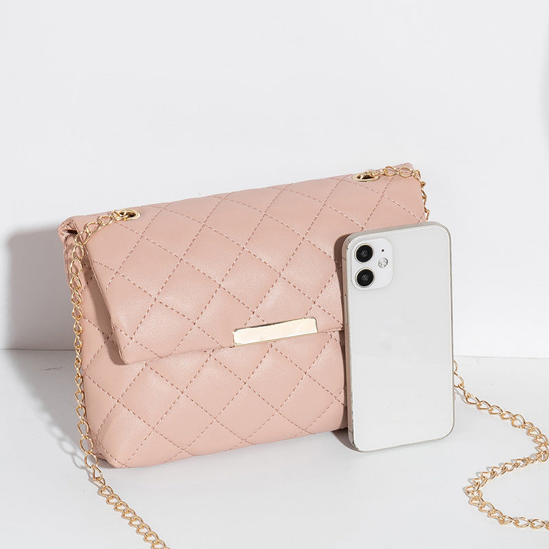Unique Women's Style Diamond Pattern Embroidered Crossbody Bags