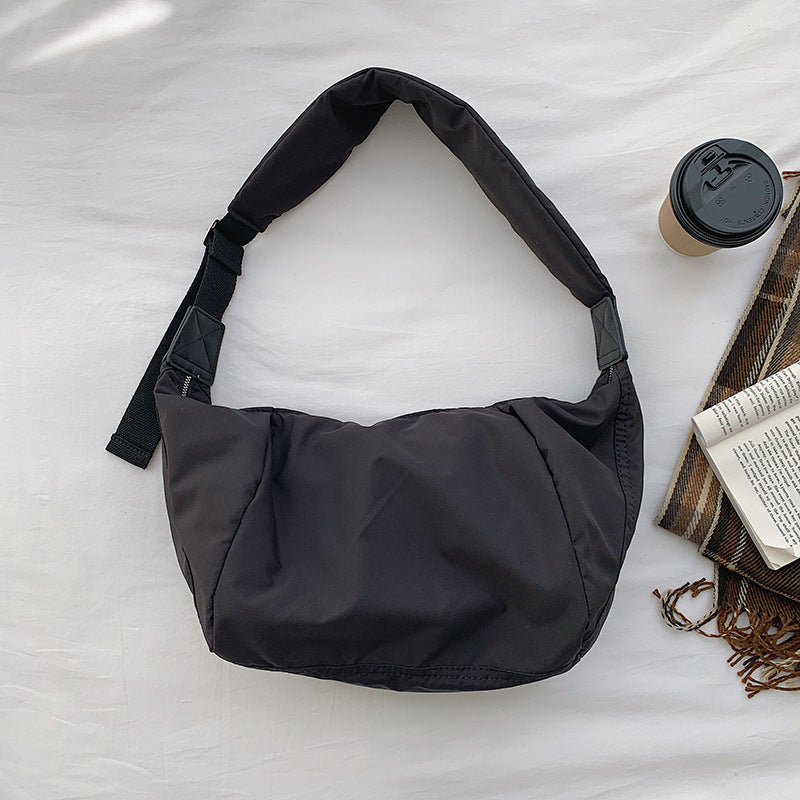 Pretty Niche Fashion Neutral Nylon Dumpling Shoulder Bags