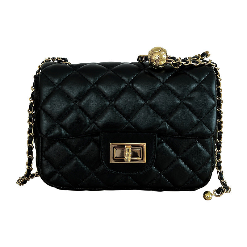 Women's Golden Balls Style Diamond Versatile Chain Bags