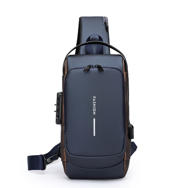 Men's Large Capacity Commuter Waterproof Tide Backpacks