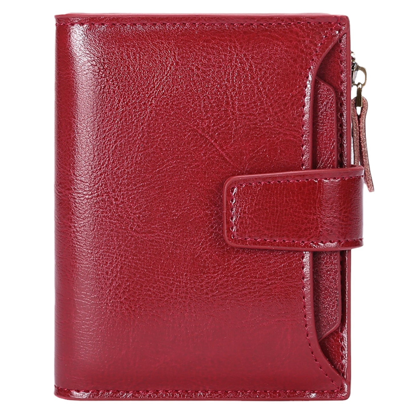 Women's Leather Short Korean Style Multifunctional License Ladies Wallets