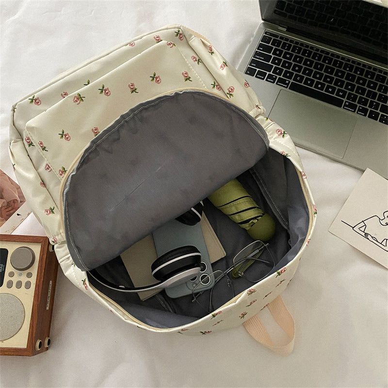Women's Fresh Printed High College Preppy Style Backpacks