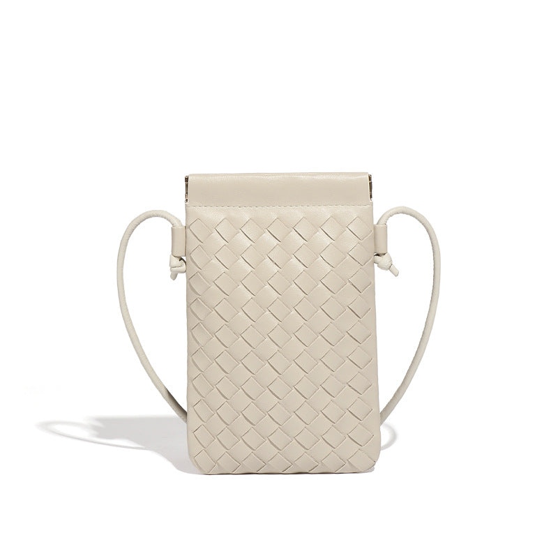 Autumn Woven Cell Niche Texture Mini Crossbody Bags
