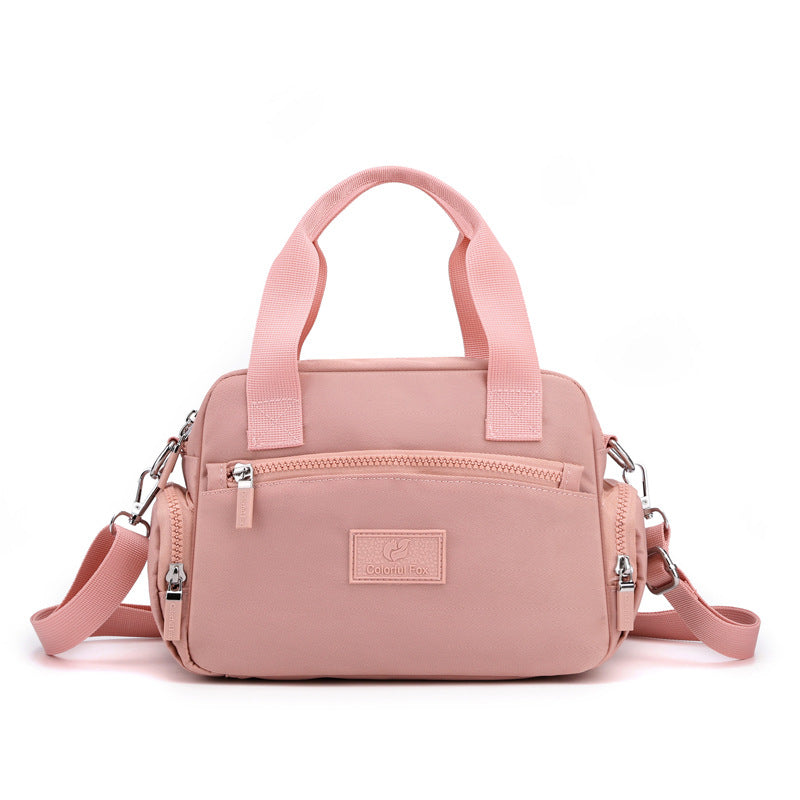 Women's Large Capacity Waterproof Simple Fashion Nylon Handbags