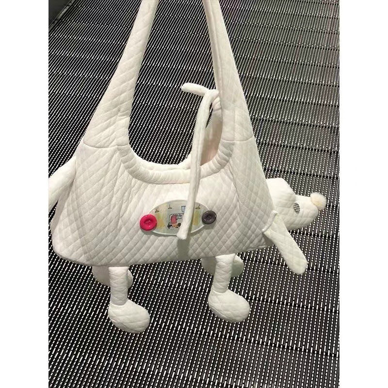 Cloud Jumping Doll Pendant Cute Handmade Shoulder Bags