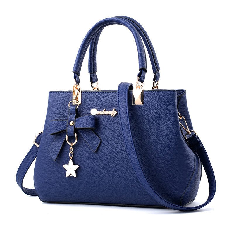 Women's Korean Fashion Bow Portable Mother Shoulder Bags