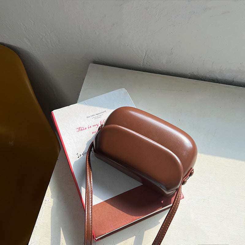 Women's Summer Retro Red Saddle Simple Mobile Phone Bags