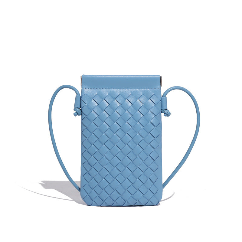 Autumn Woven Cell Niche Texture Mini Crossbody Bags