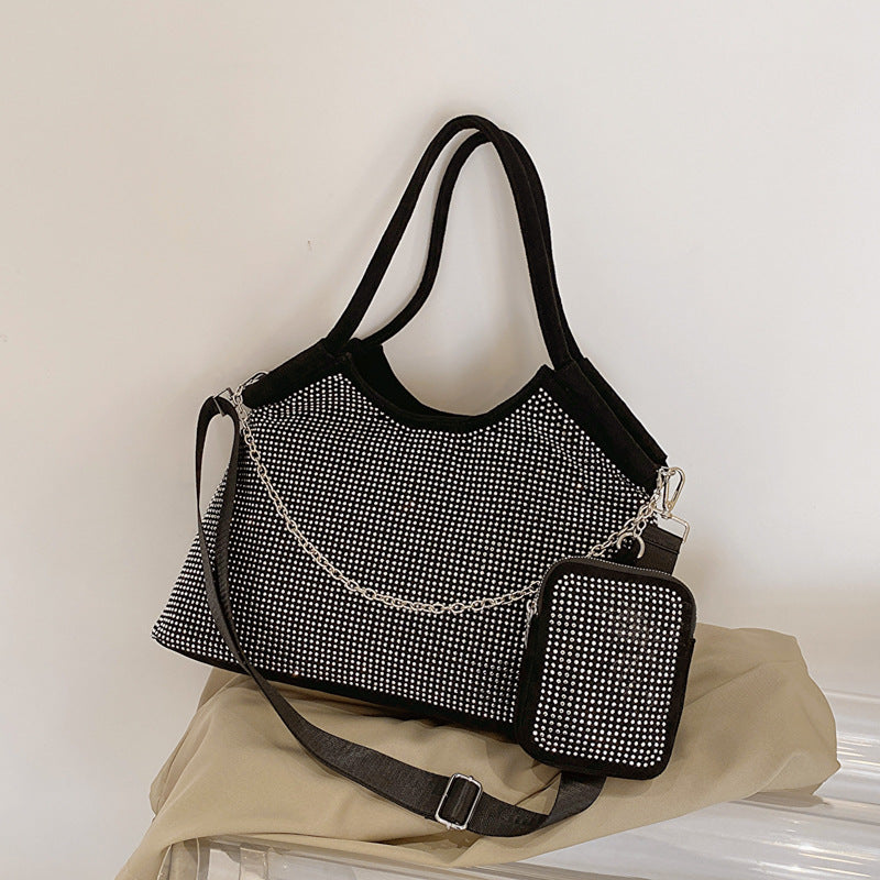 Women's Flow Diamond Female Cool Western Style Shoulder Bags