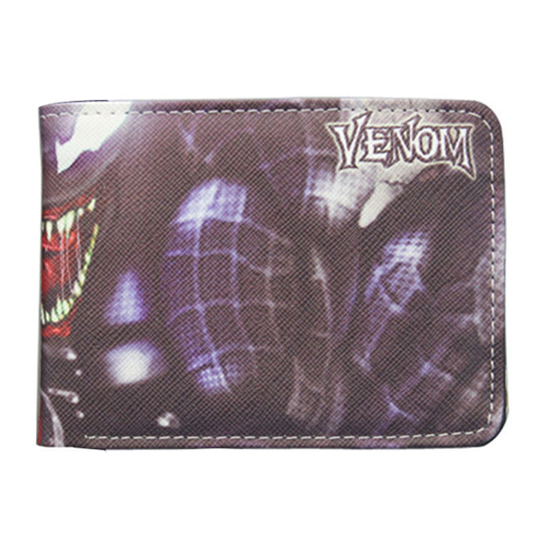 Men's Heros Short Black Spider Green Less Ladies Wallets
