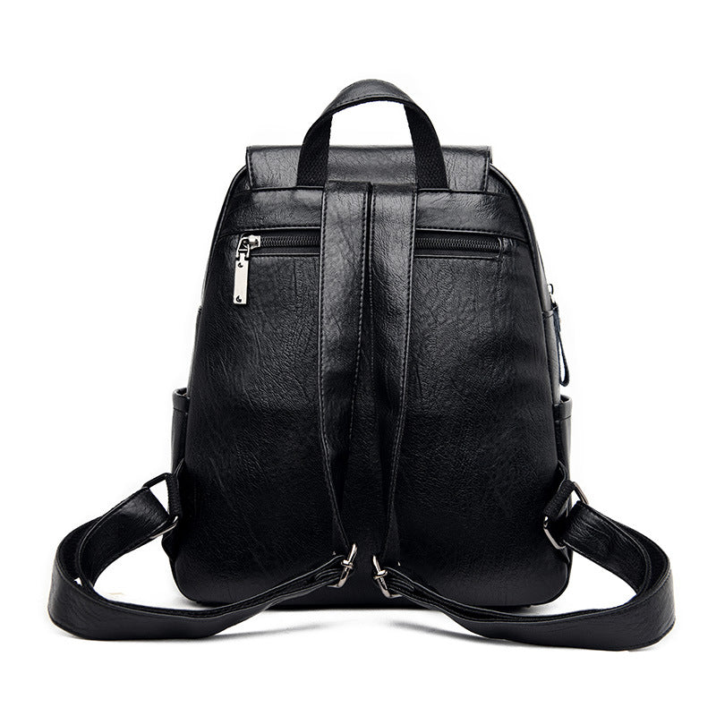 Female Versatile Large Capacity Soft Leather Bags