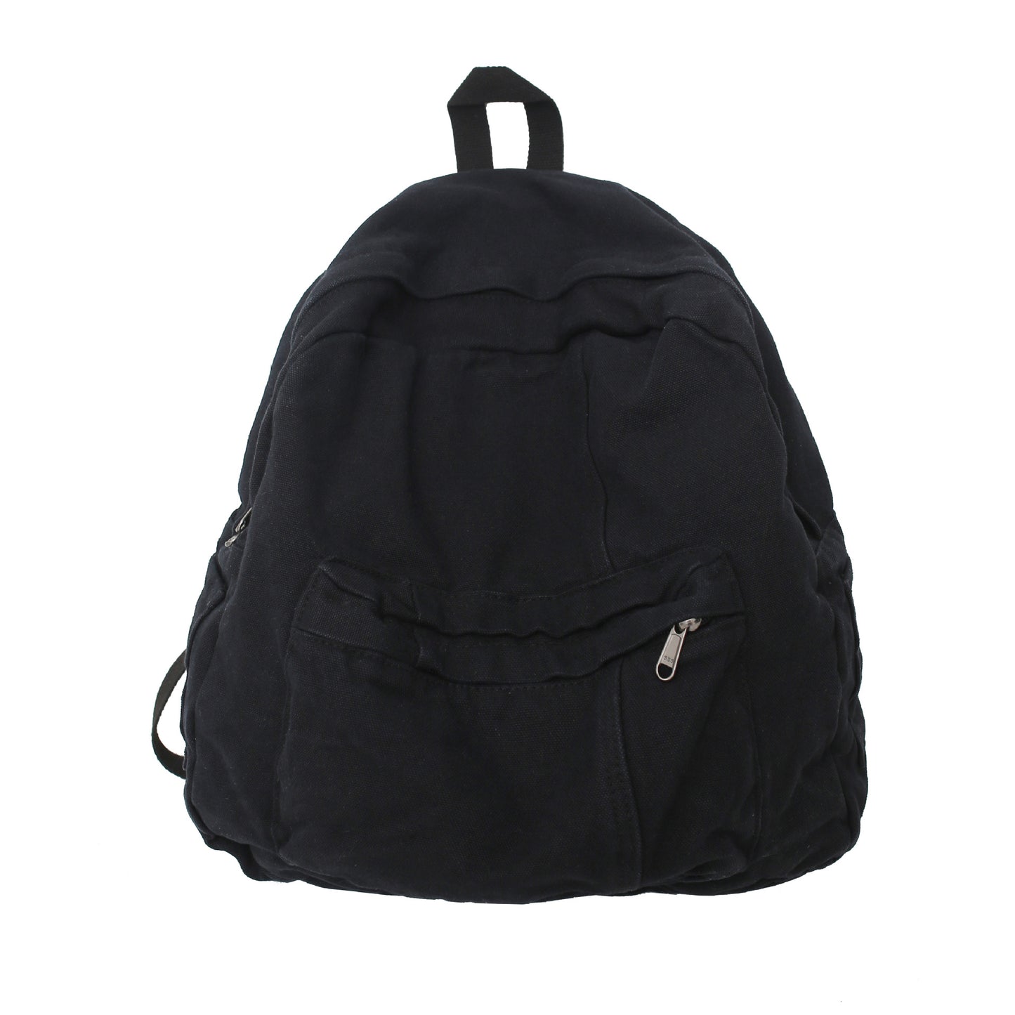 Capacity College Korean Simple Contrast Color Drape Backpacks
