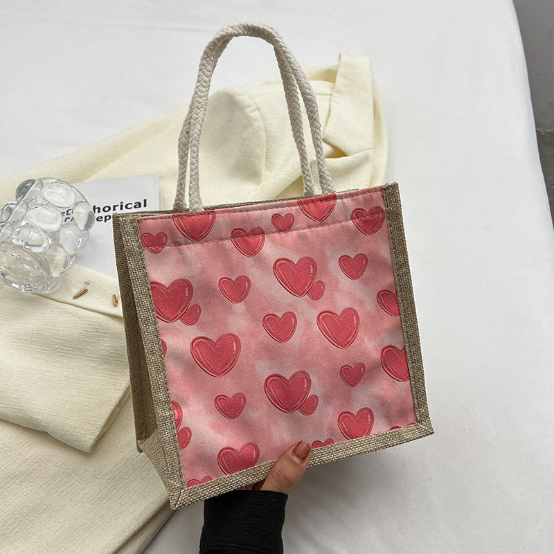 Lunch Box Female Summer Outing Hand Handbags
