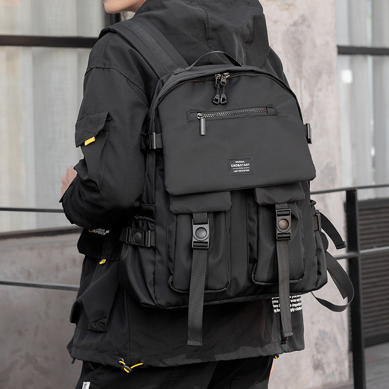 Men's Large Capacity Korean High College Computer Backpacks