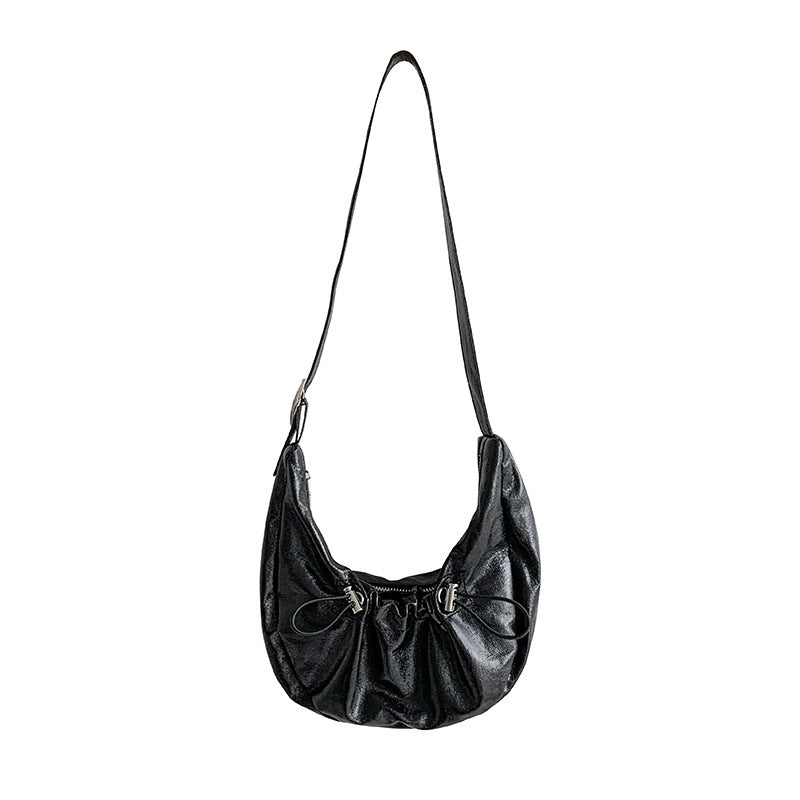 Women's One Design Personalized Tide Drawstring Ruffle Shoulder Bags