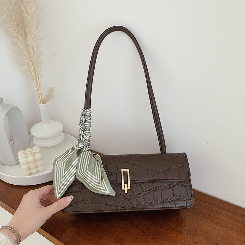 Women's French Style Underarm Niche Fashion Baguette Shoulder Bags