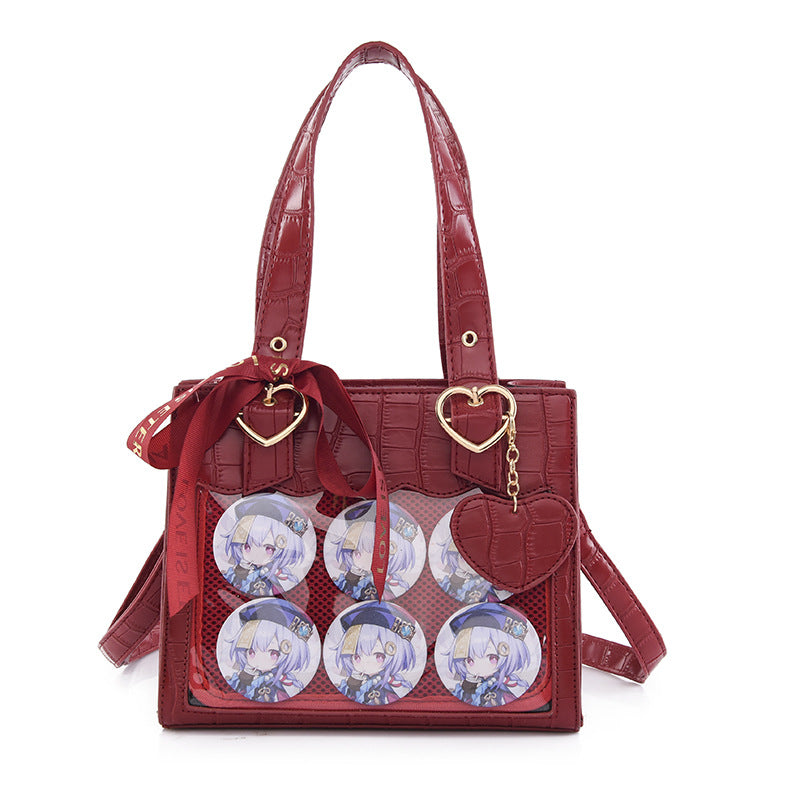 Lace Pain Style Millet Peripheral Secondary Element Cartoon Doll Handbags