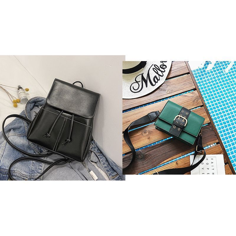 Women's Fashion Personality Large Capacity Korean Version Backpacks