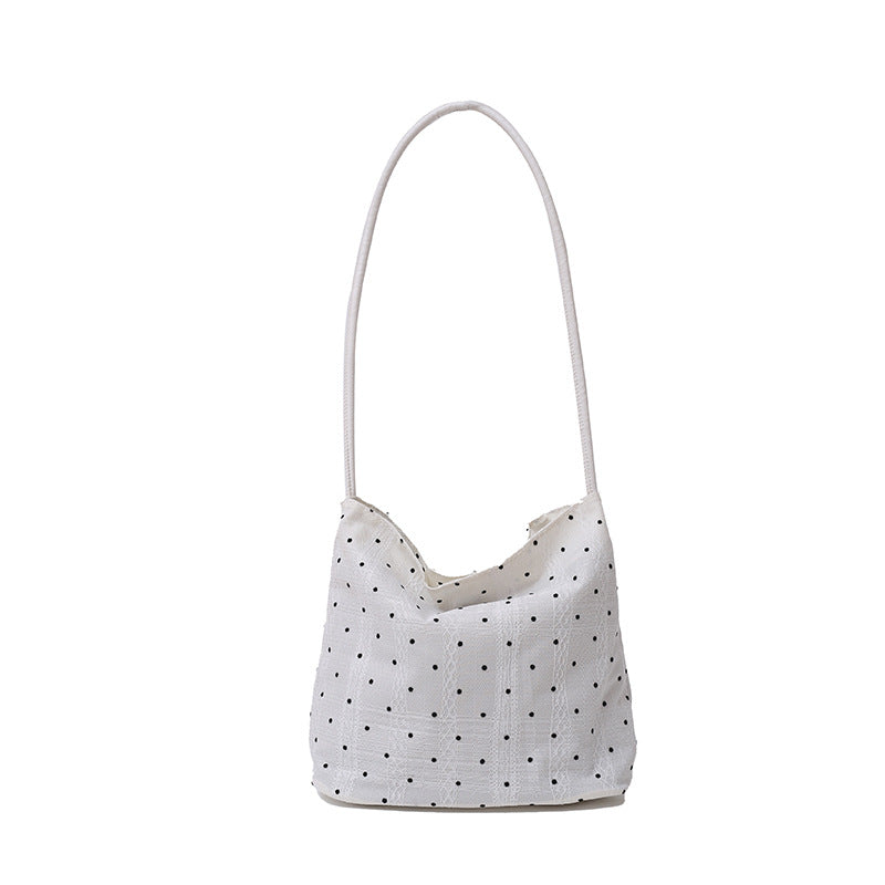 Women's Super Popular Niche Polka Dot Western Shoulder Bags