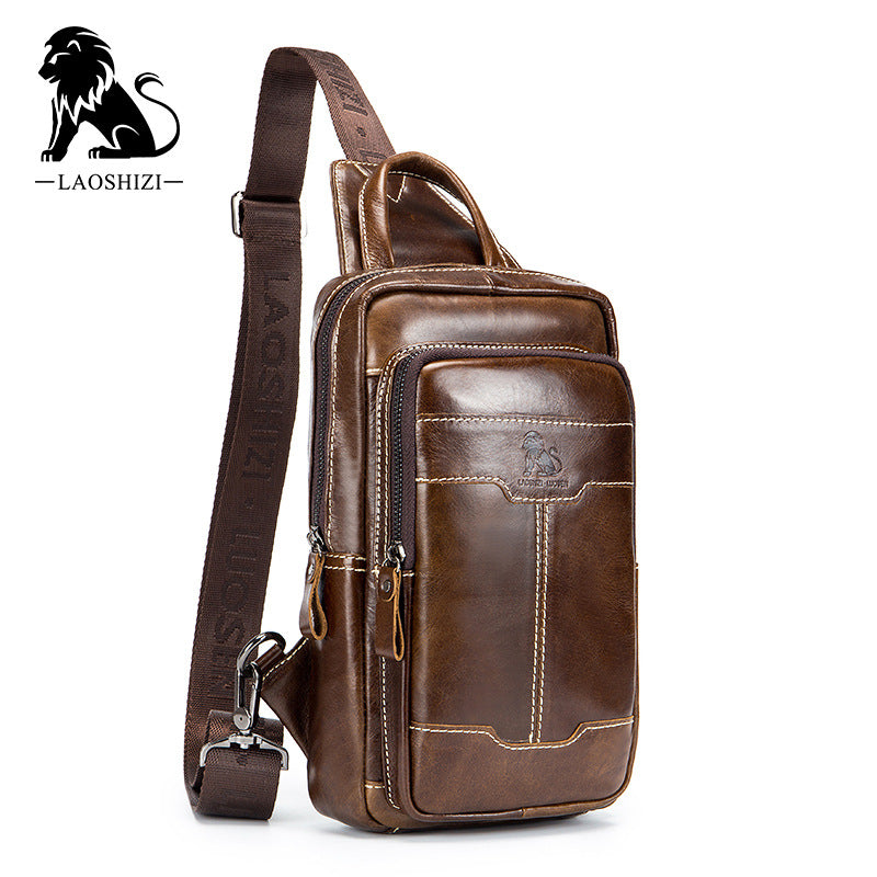 Men's First Layer Retro Oil Wax Skin Bags