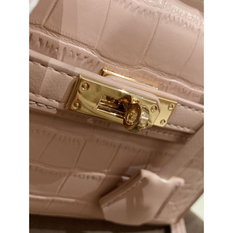Women's High Texture Light Luxury Gold Kelly Crossbody Bags