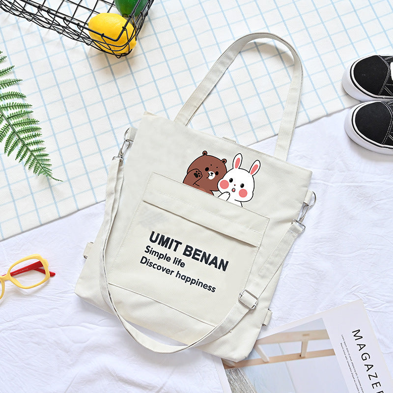 Innovative Canvas Large Capacity Class Hand Shoulder Bags