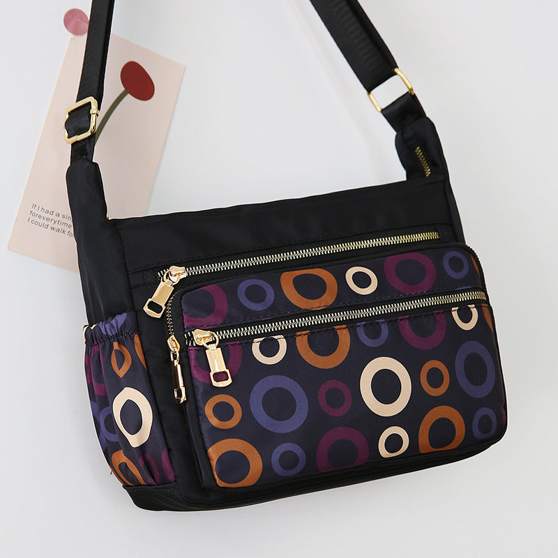 Women's Fashion Nylon Cloth Mummy Canvas Stall Shoulder Bags