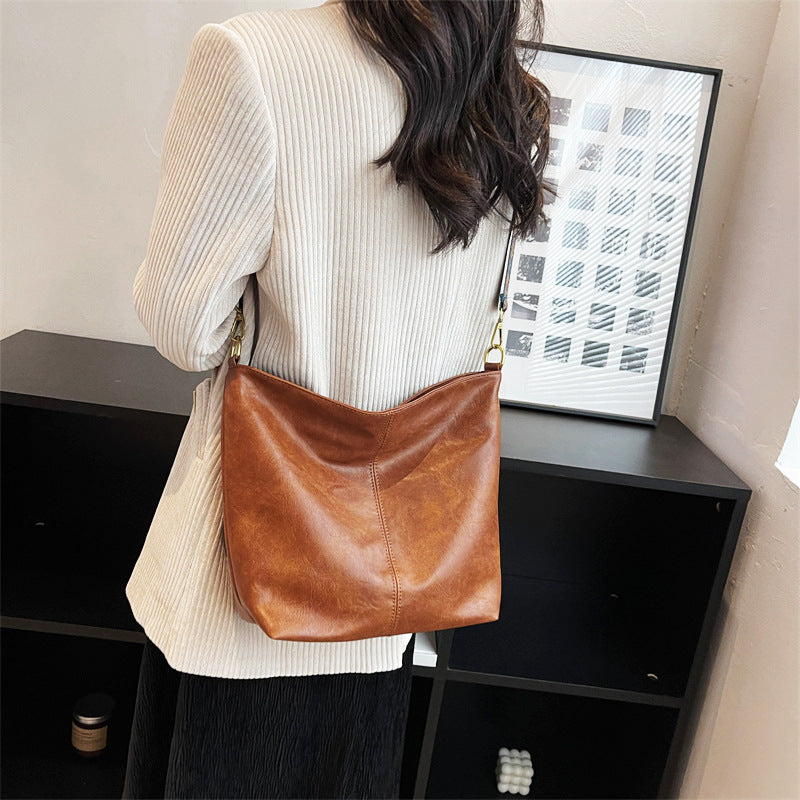 Women's Graceful Glamorous Fashion Retro Leather Bags