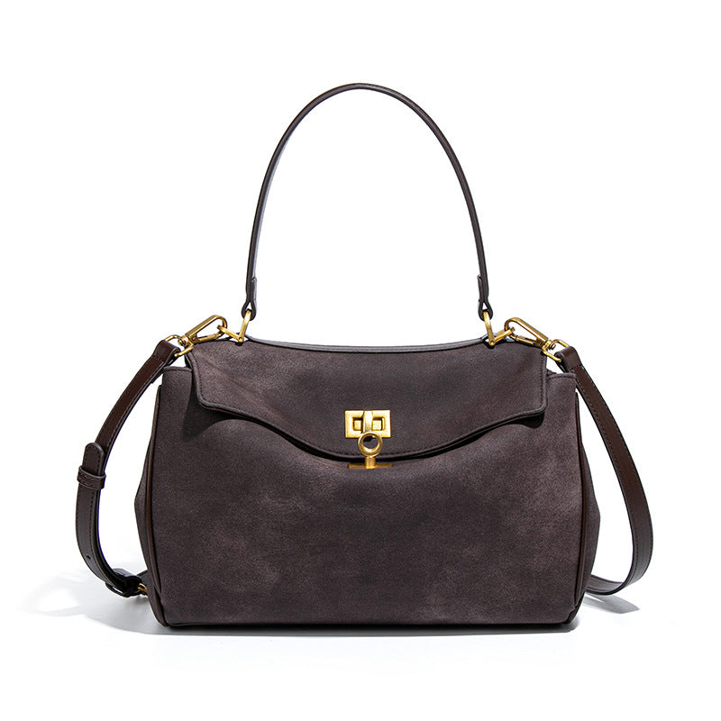 Women's Deerskin Large Capacity Portable Underarm High Bags