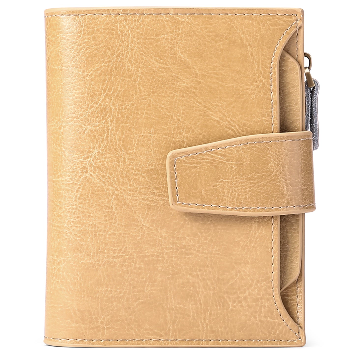 Women's Leather Short Korean Style Multifunctional License Ladies Wallets