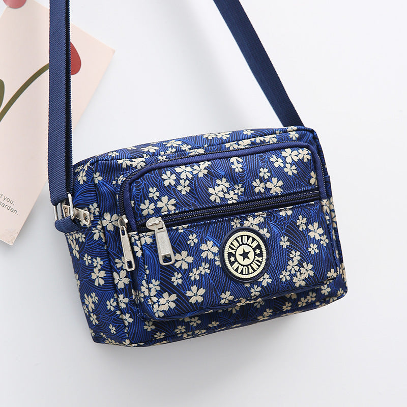 Women's Stall Flower Cloth Oxford Practical Canvas Crossbody Bags
