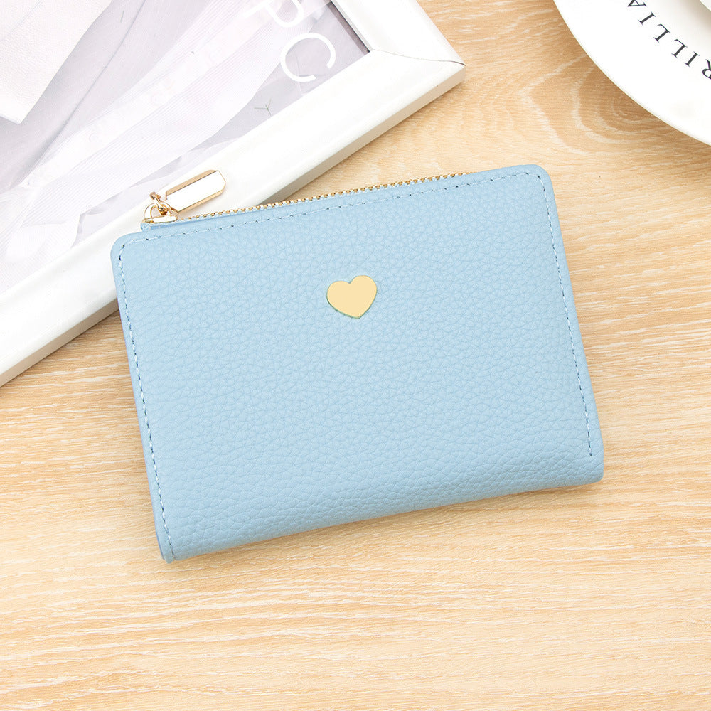 Women's Short Love Cute Lychee Pattern 2 Coin Purses