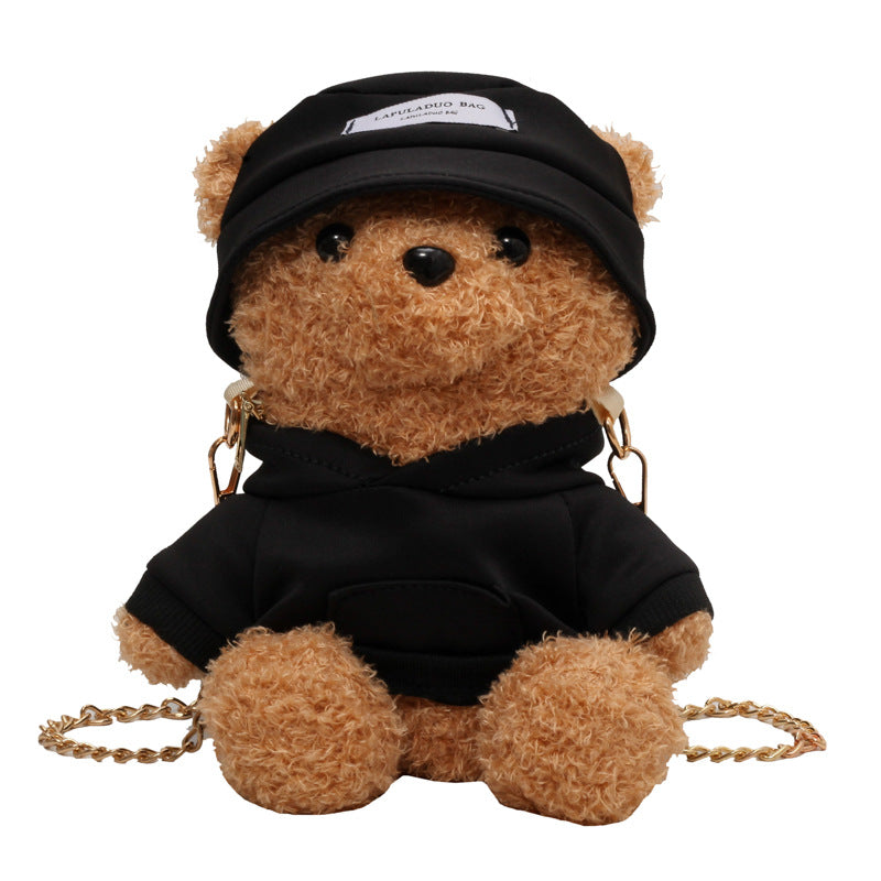Plush Dressing Bear Maiden Fresh Sweet Shoulder Bags