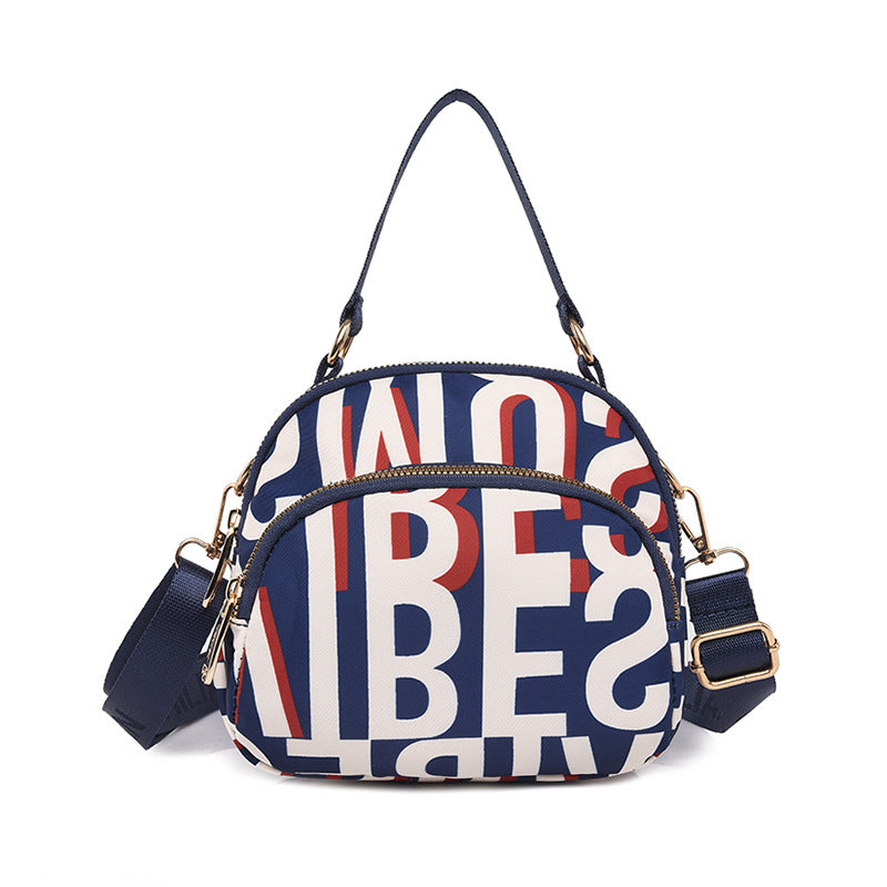 Slouchy Women's Korean Style Nylon Cloth Crossbody Bags
