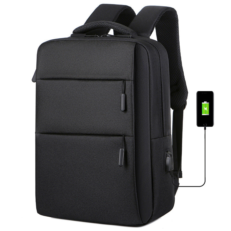 Cloth Double Zipper Waterproof Computer Business Backpacks