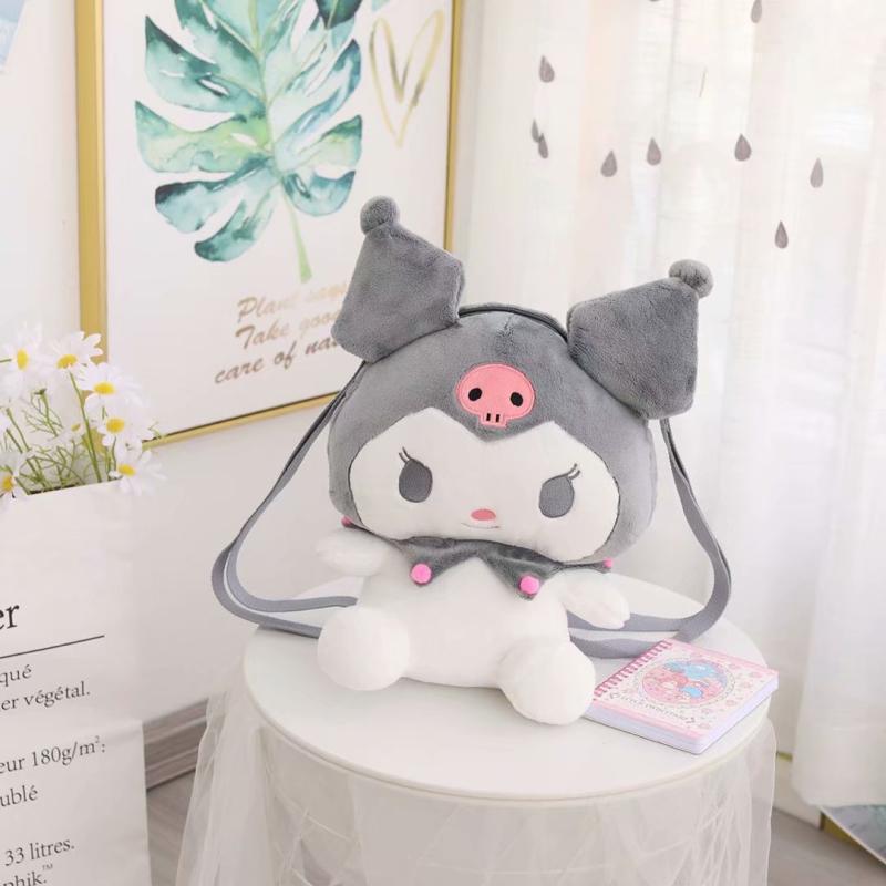 Casual Plush Cartoon Cute Clow Gift Backpacks