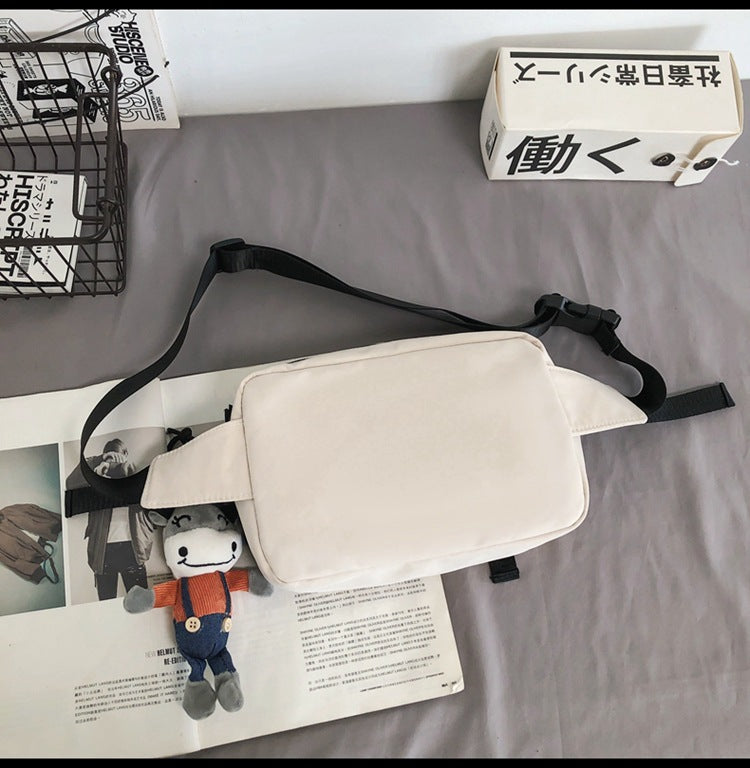 Men's Trendy Leisure Hart Personality Canvas Men's Chest Bags