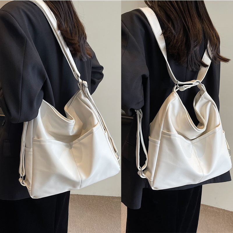 Women's Pretty Popular Leather Waterproof Commuter Backpacks