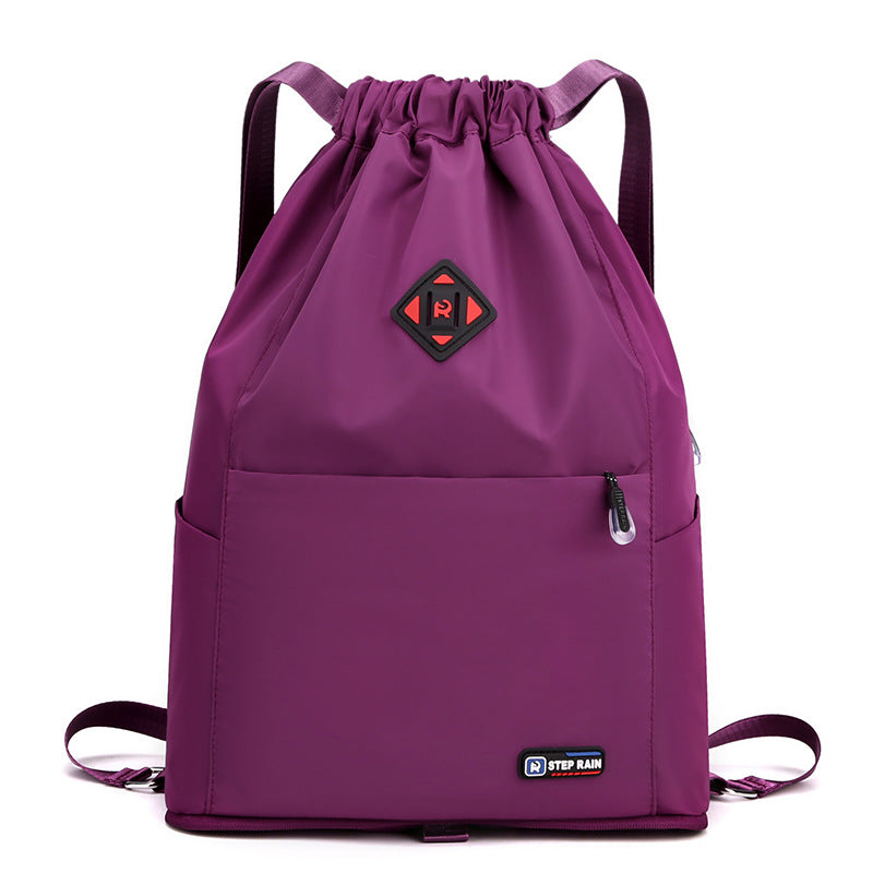 Women's Female Winter Korean Fashion Simple Drawstring Backpacks