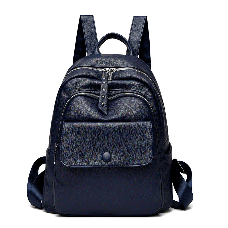Women's Mummy Soft Leather Fashion Simple Comfortable Backpacks