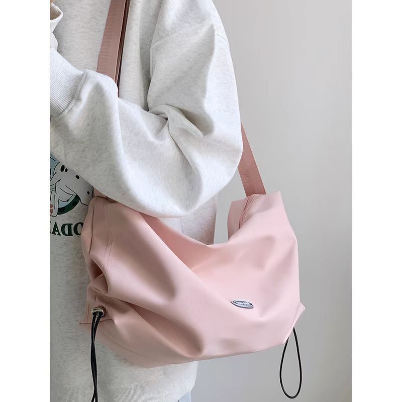 Light Large Capacity Nylon Canvas Female Crossbody Bags