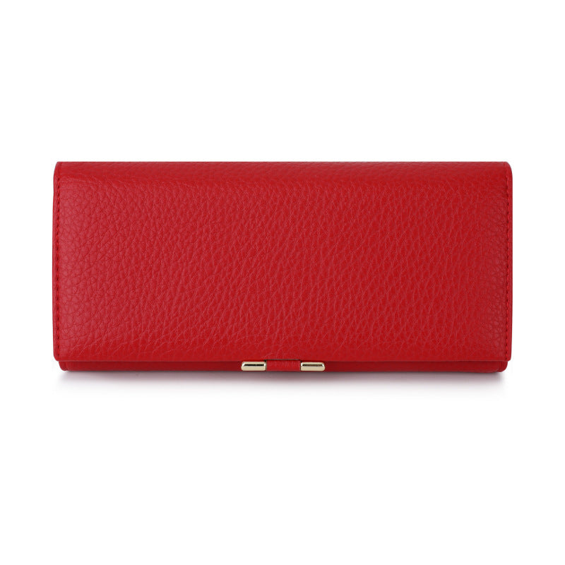 Women's Flip Lychee Vintage Soft High-grade Leather Bags
