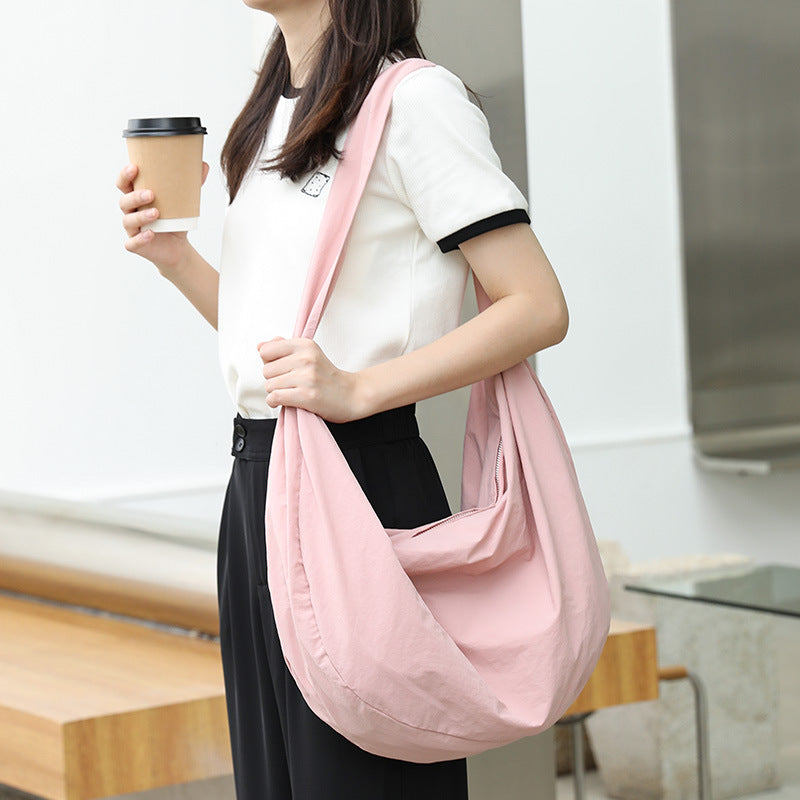 Graceful Leisure Artistic Dumpling Fresh Nylon Crossbody Bags