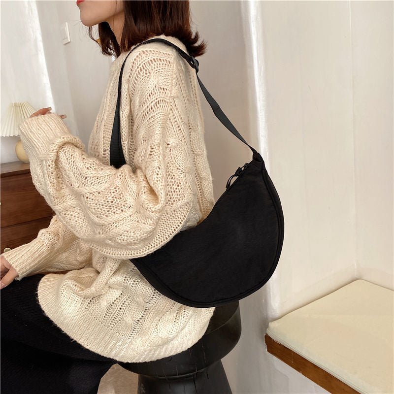 Women's Fitting Room Nylon Dumpling Cloth Crossbody Bags