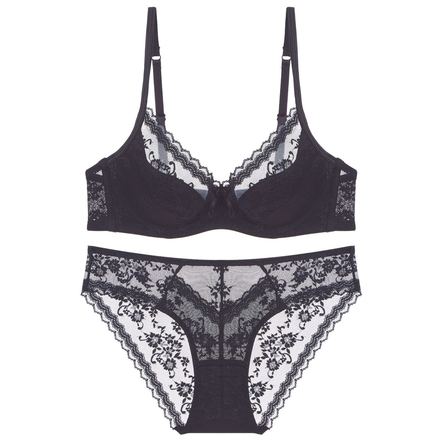 Soft Steel Ring French Underwear Big Lingerie Sets