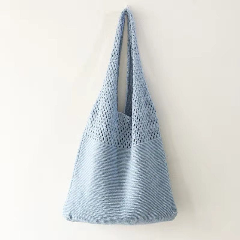Knitted Fashion Vintage Large Capacity Totes Shoulder Bags