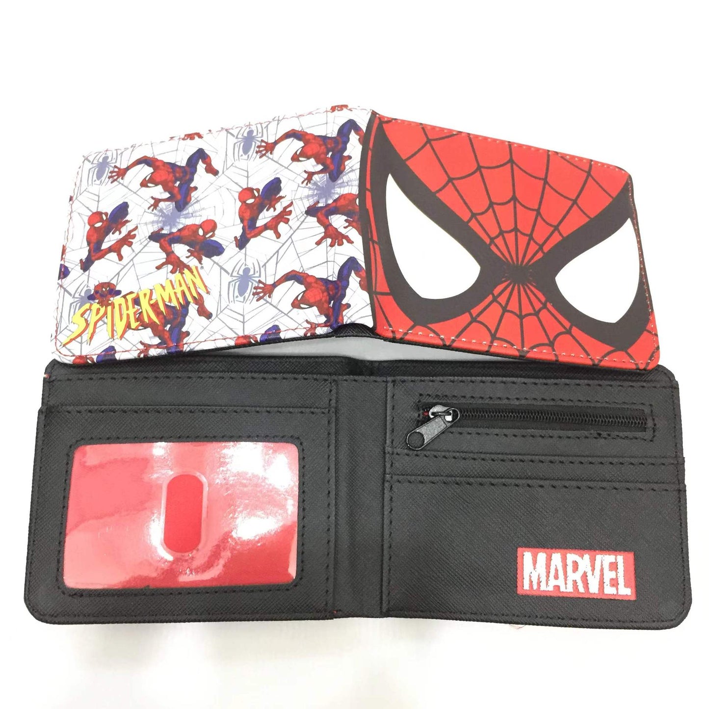 Men's Heros Short Black Spider Green Less Ladies Wallets